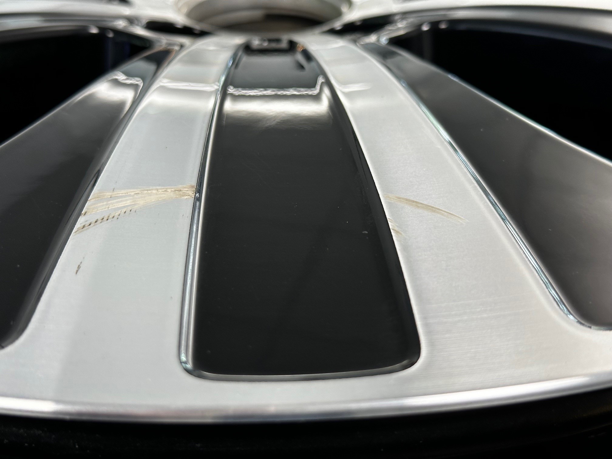 Scheibenrad Mercedes-Benz Alufelge 8.5J x 19 ET 47,5 EQE 295 glanzgedreht schwarz 9040 Vorderachse Hinterachse A2954011200 7X23