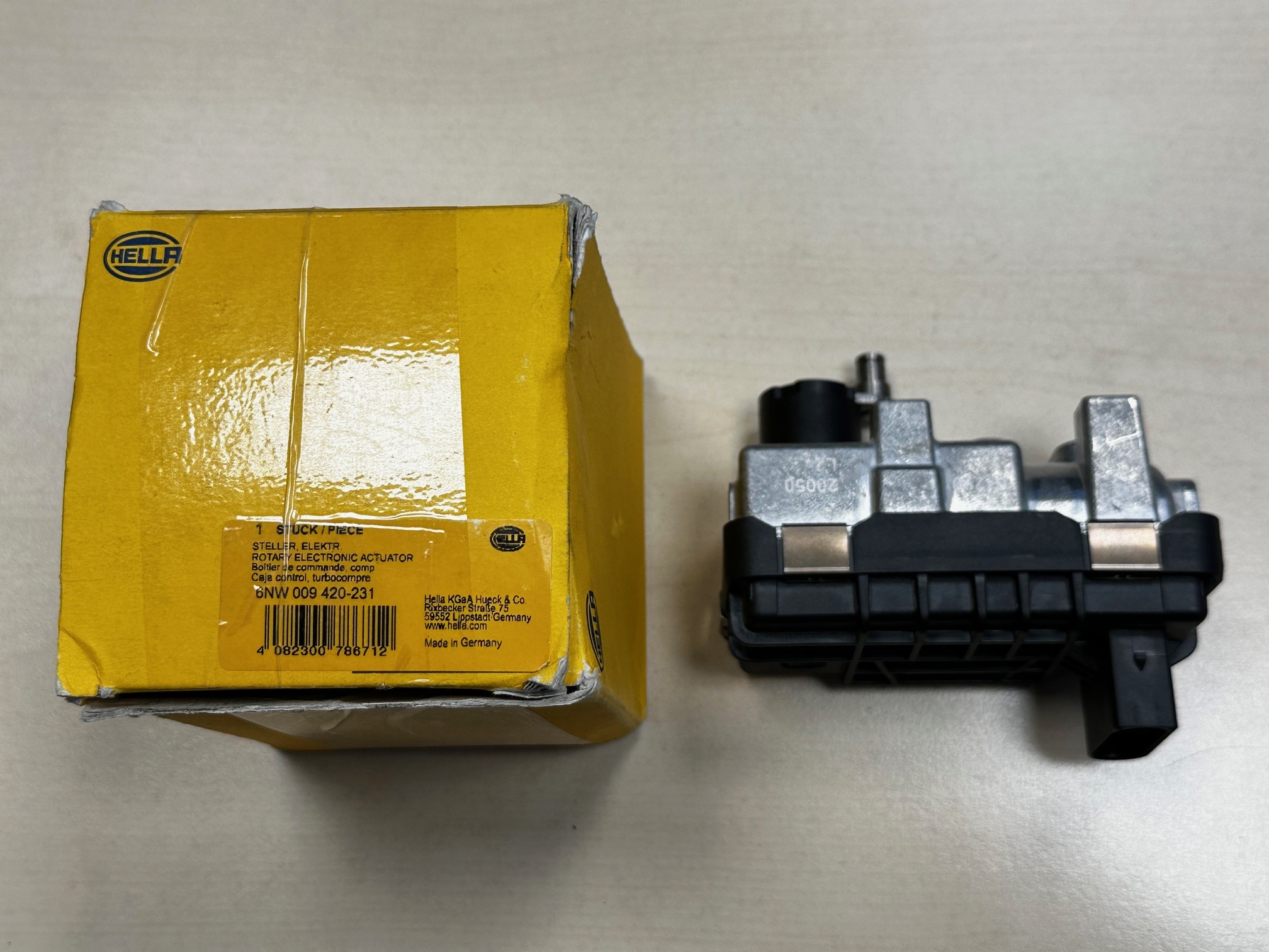 Stellelement Turbolader BMW E60 E61 5er Limousine Touring E83 X3 SUV Motor M47Tu EURO IV Garret Turbo Ladedruckregelventil Hella 6NW 009 420-231 712120-0290 f.11652287495