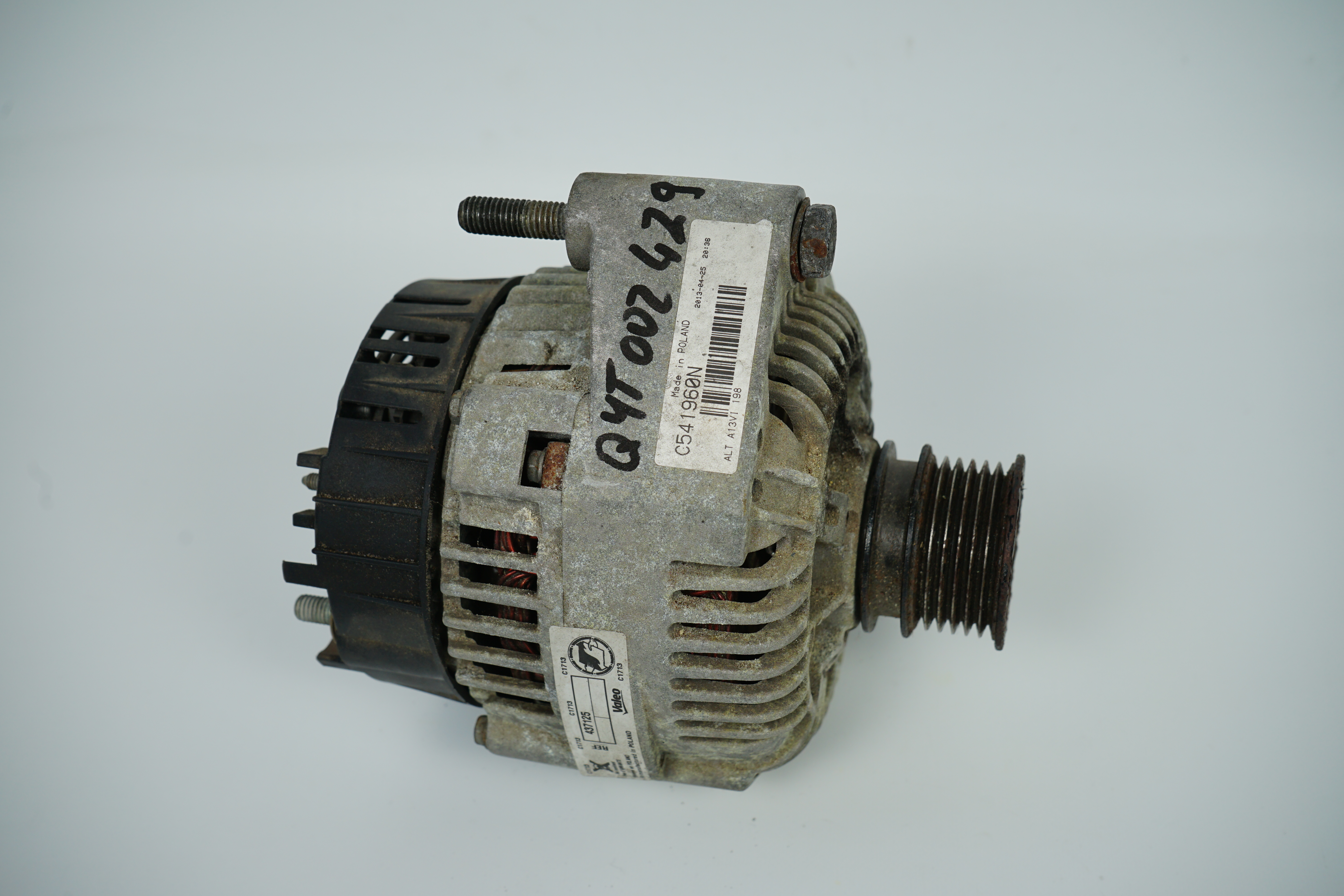 Lichtmaschine Valeo 437125 Mercedes-Benz Motor M111/ M104 in BM W124 W202 W208 W210 W163 W463 Generator 90A 14V Riemenscheiben-Ø: 47mm/ 6 Rippen A0091540202 → A0091540102 A0081549702 A0091544202  A0091544002