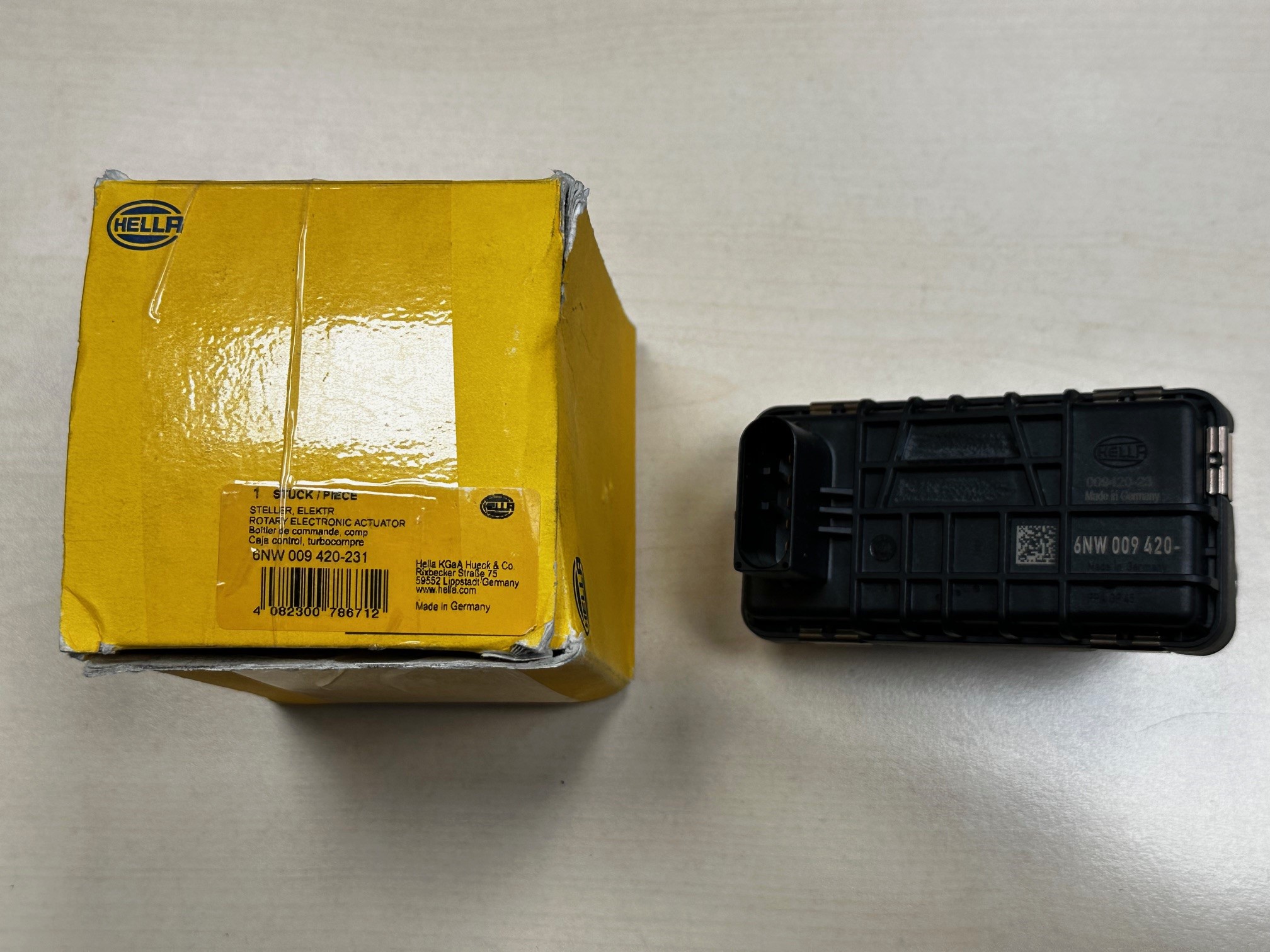 Stellelement Turbolader BMW E60 E61 5er Limousine Touring E83 X3 SUV Motor M47Tu EURO IV Garret Turbo Ladedruckregelventil Hella 6NW 009 420-231 712120-0290 f.11652287495