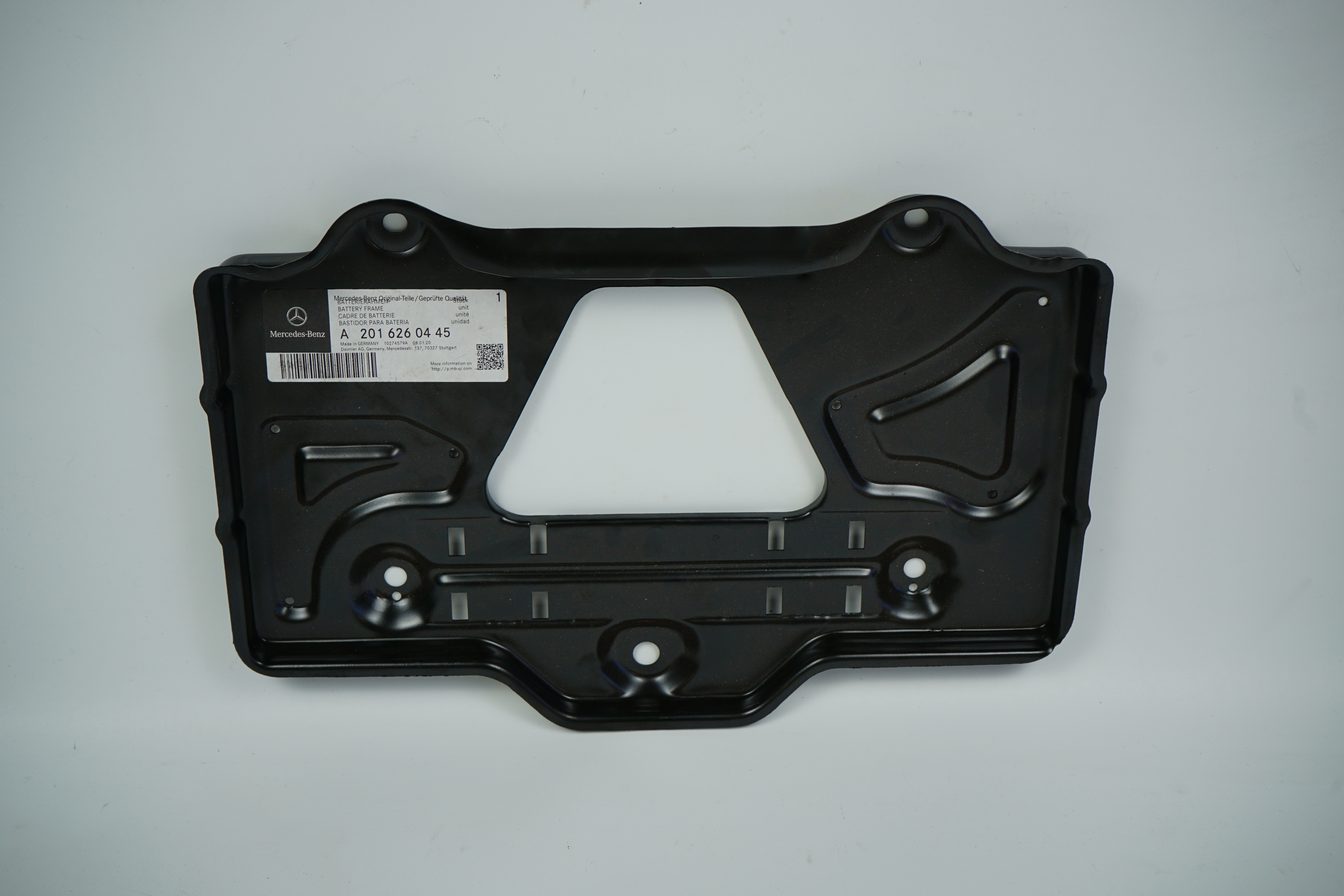 Batterierahmen Mercedes-Benz W124 W201 R230 Batterieträger Halter Batterieblech A2016260445 A2016200318