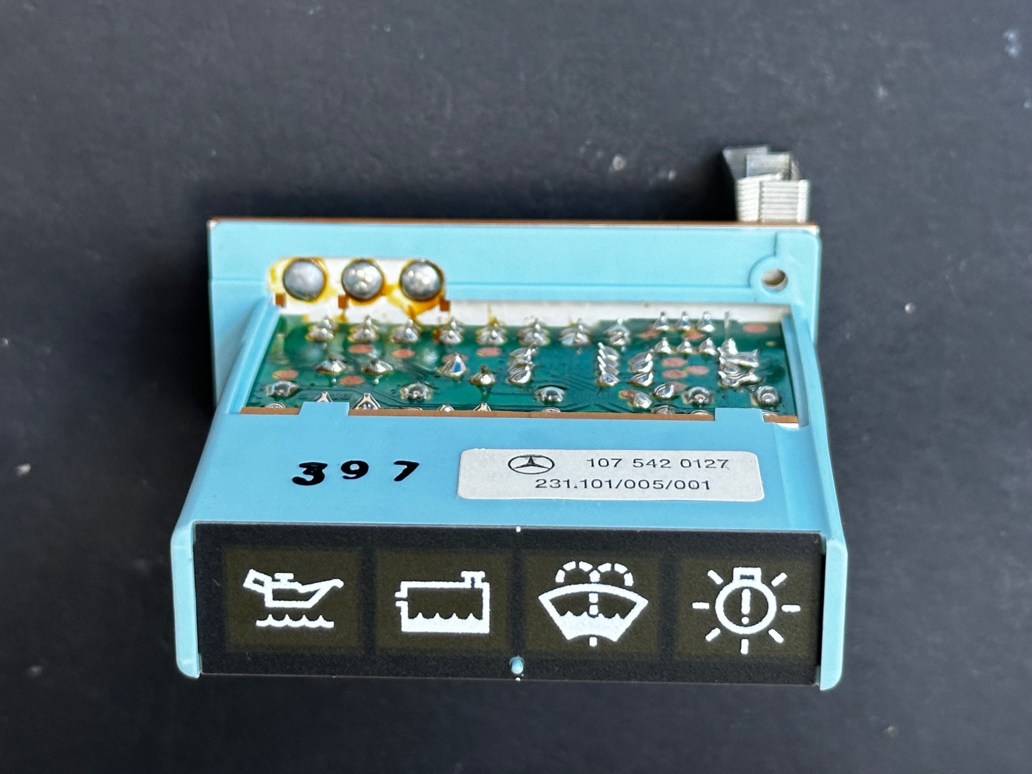 Warnanzeiger Mercedes-Benz R107 SL-Klasse 300S-560SL ab Mopf 09/1985 A1075420127