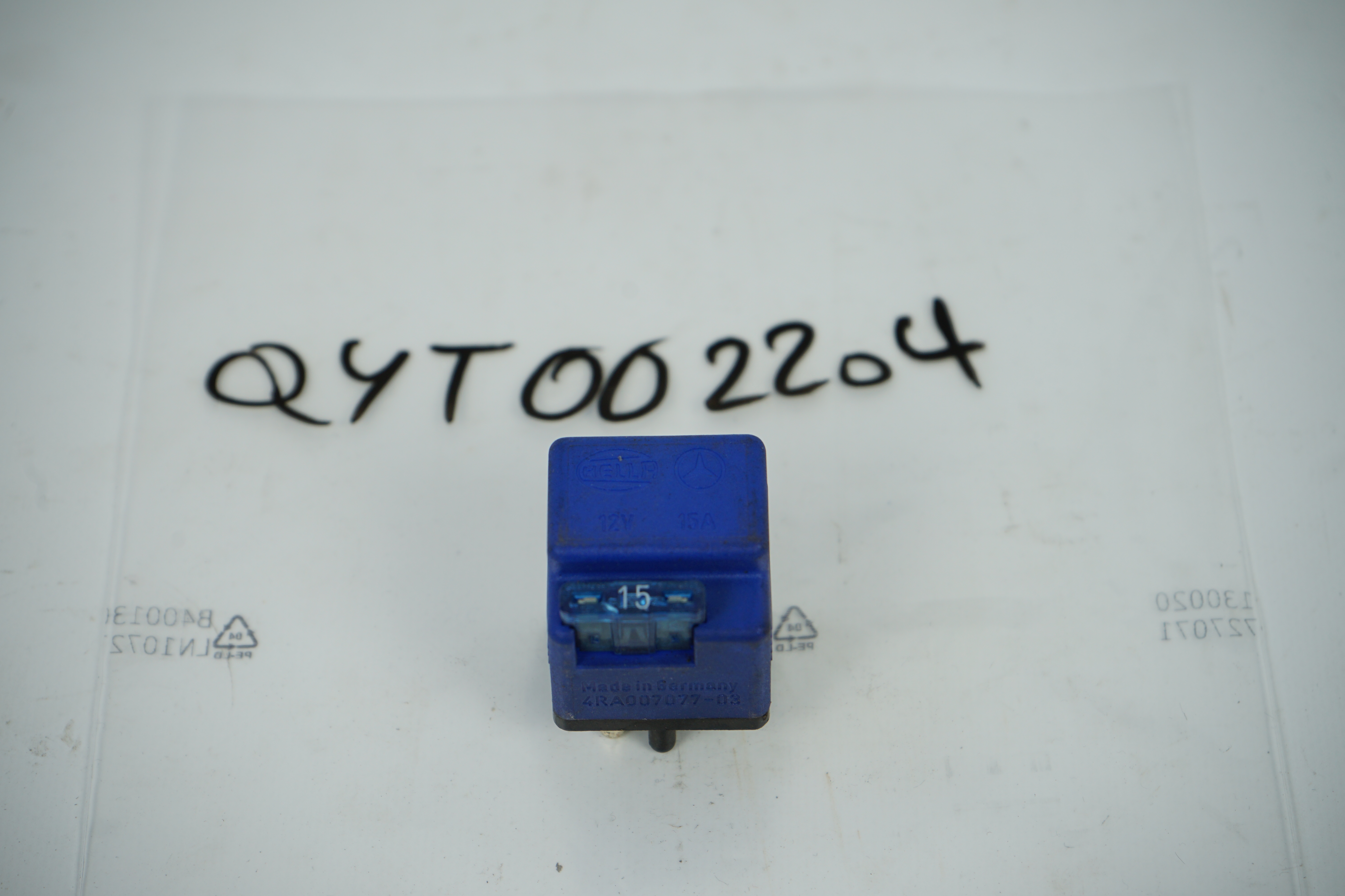 Relais Zusatzlüfter Stufe I 15A Mercedes-Benz  W124 R129 W140 W202 Arbeitsstrom A0025420119 4RA007077-03