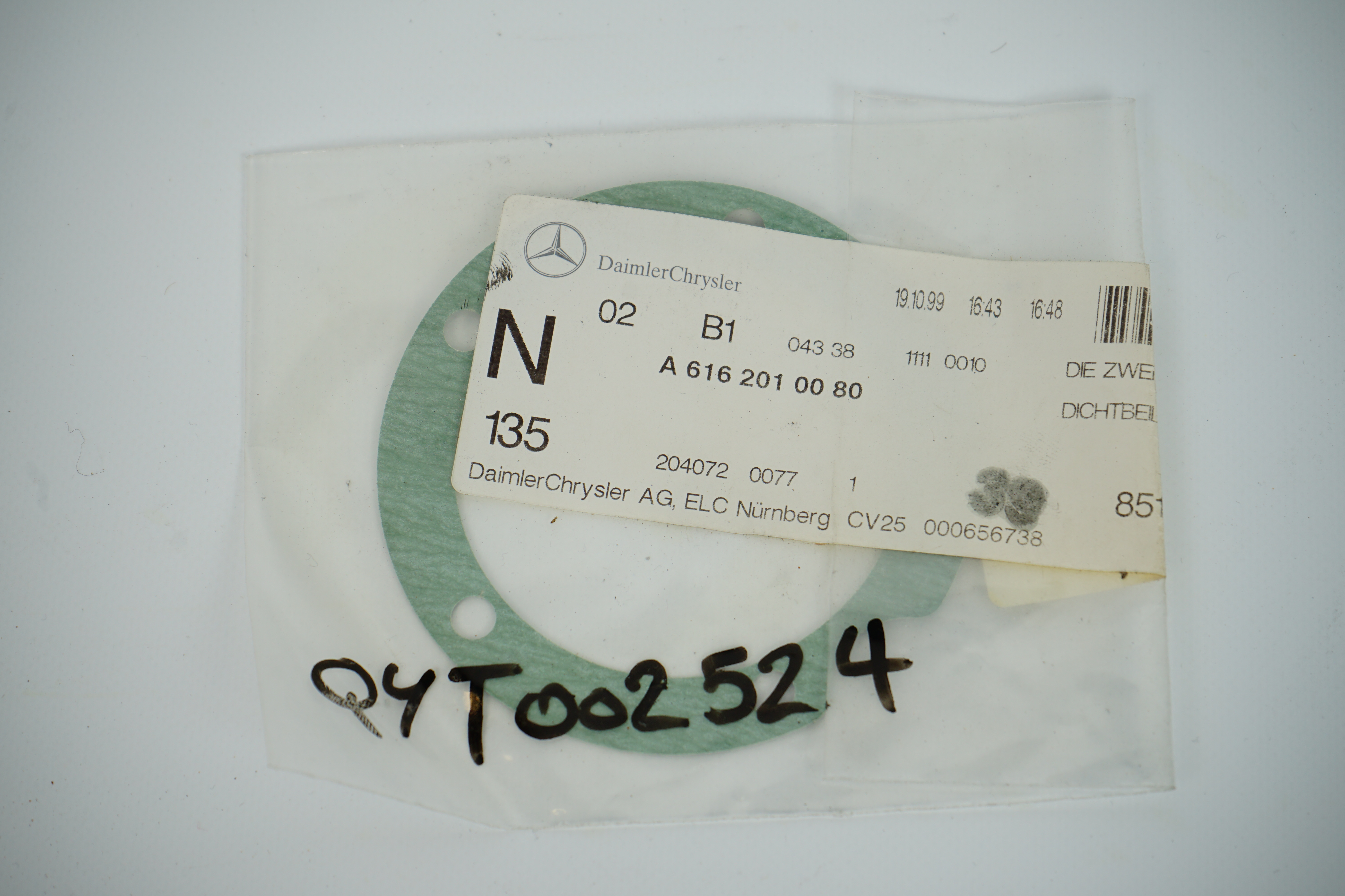 Dichtung Mercedes-Benz Dichtbeilage Wasserpumpe A6162010080 A616201008064 A1102010080 Neu! 