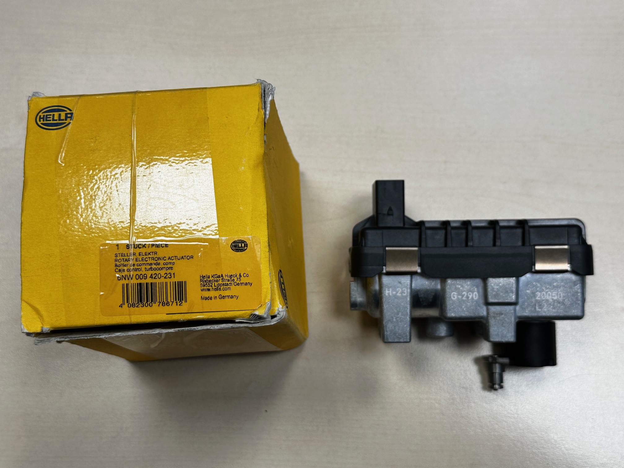Stellelement Turbolader BMW E60 E61 5er Limousine Touring E83 X3 SUV Motor M47Tu EURO IV Garret Turbo Ladedruckregelventil Hella 6NW 009 420-231 712120-0290 f.11652287495