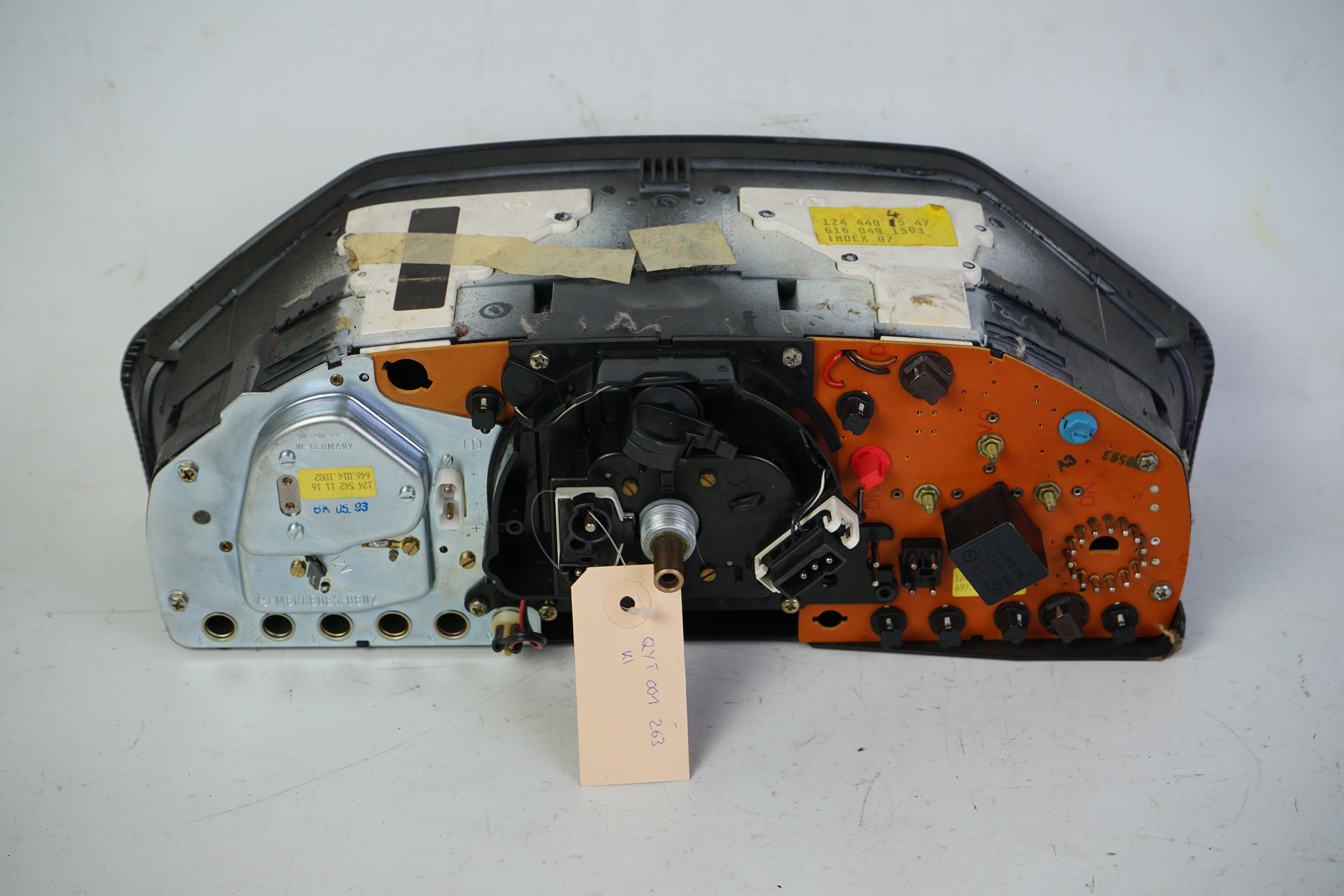 Kombiinstrument C124 Coupé S124 T-Modell W124 E-Klasse Rollentacho 260km/h ASD Gehäuse A0005420387 Kombiinstrument A1244404547 A1245421265 A1245421116 VDO 616.049.1503