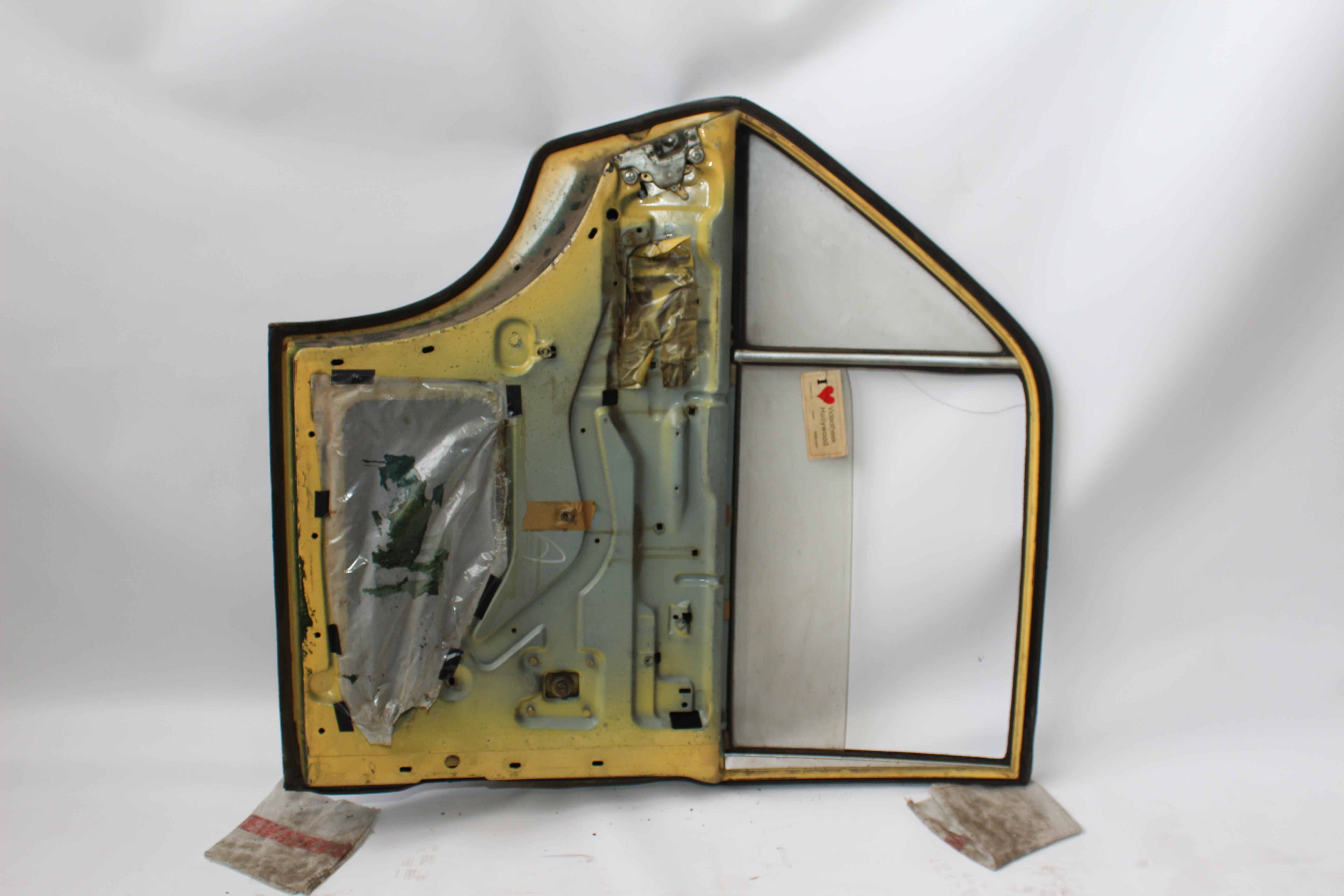 Fondtür links Mercedes-Benz W114 W115 /8 Strich acht hinten rechts Verglasung klar grünmetallic A1157301105