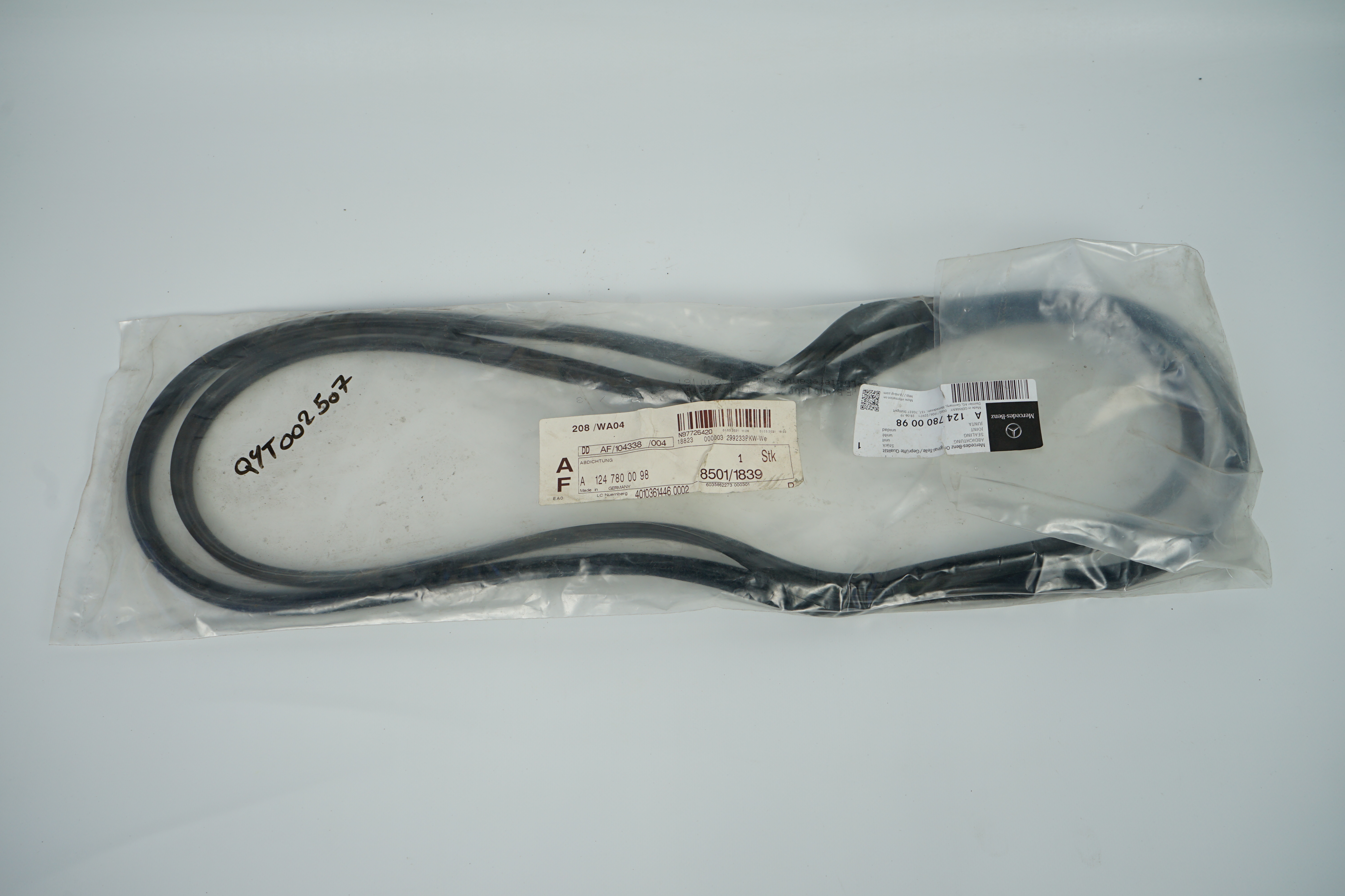 Dichtung Mercedes-Benz S124 W124 Kombiwagen T-Modell Limousine Dichtung Deckel Schiebedach A1247800098