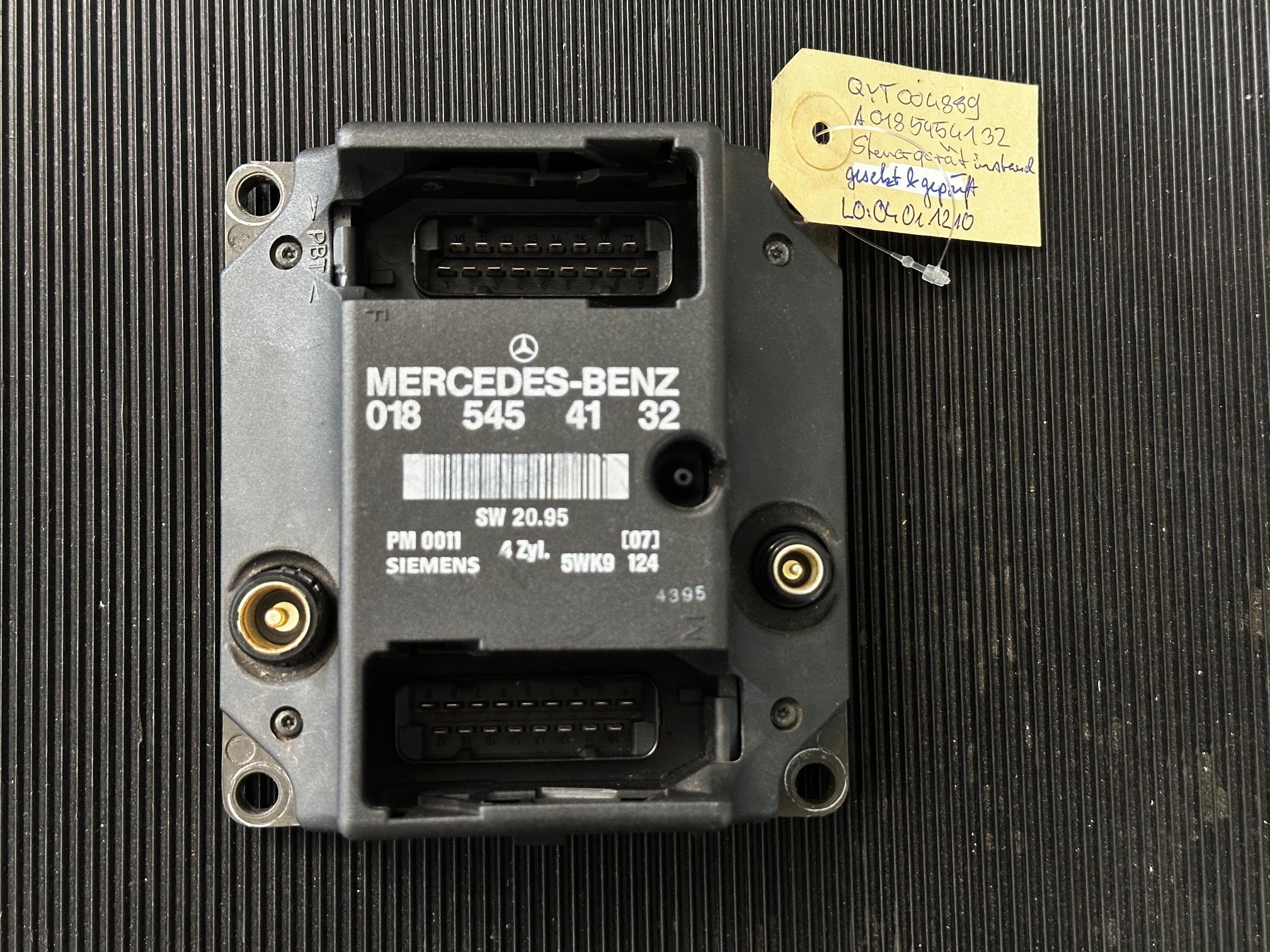Steuergerät SIEMENS 5WK9124 Mercedes-Benz S202 W202 Motor M111 Zündsteuergerät Motorsteuergerät PMS A0185454132 A0185454232 geprüft & revidiert