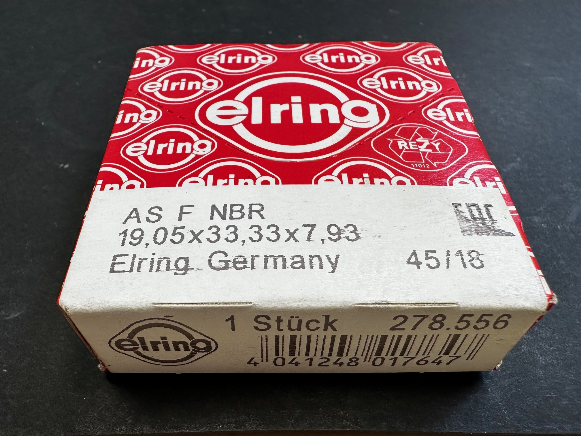 Wellendichtring AS F NBR 19,05x33,33x7,93mm Radialwellendichtring A0189976047/ A0069979247/ A0049971247 Elring 278.556