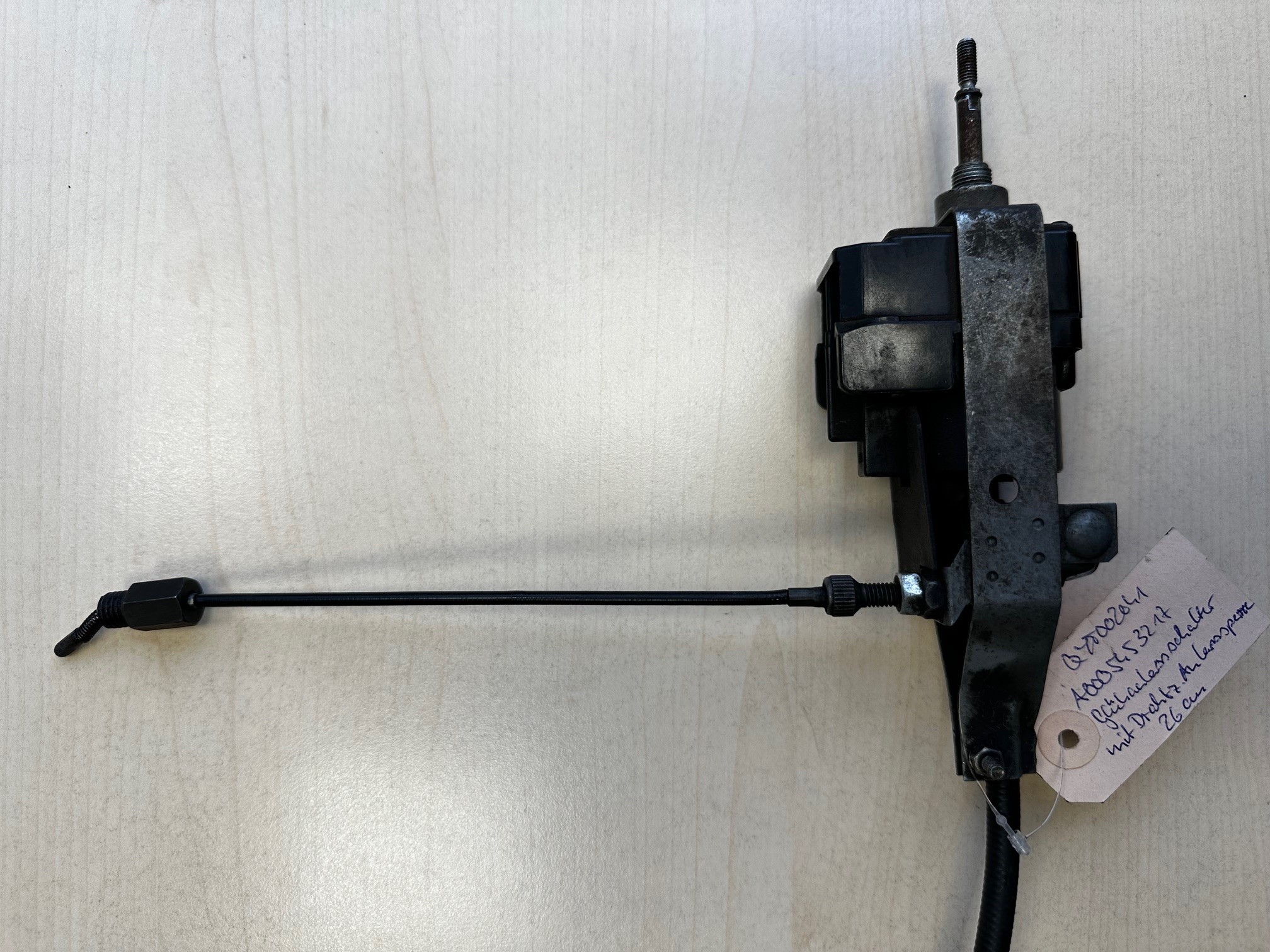 Schalter mit Drahtzug & Seilzug 260mm Glühstartanlage Mercedes-Benz W110 W115 Limousine 309 Bus W601 W602 T1 Transporter WoMo Zugstarter Glühanlassschalter A0005453217 A0005453317/ A0005453417/ A0005454317 Bosch 0343010004
