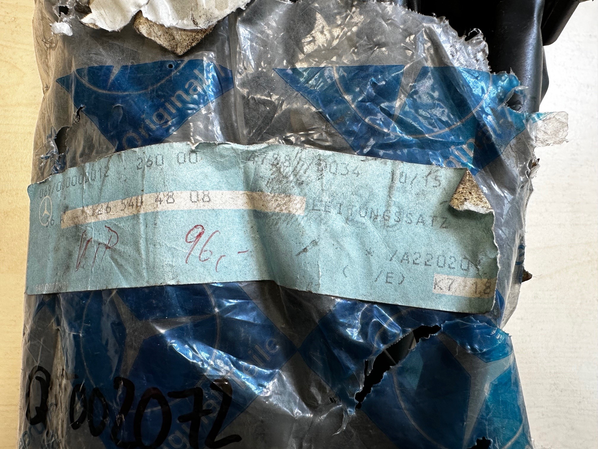  Leitungssatz Tempomat NEU! Mercedes-Benz C126 SEC W126 S-Klasse Limousine V8 Motoren 420SE-500SEL Geschwindigkeitsregelanlage Mopf 2.Serie ab 09/1985 A1265404808