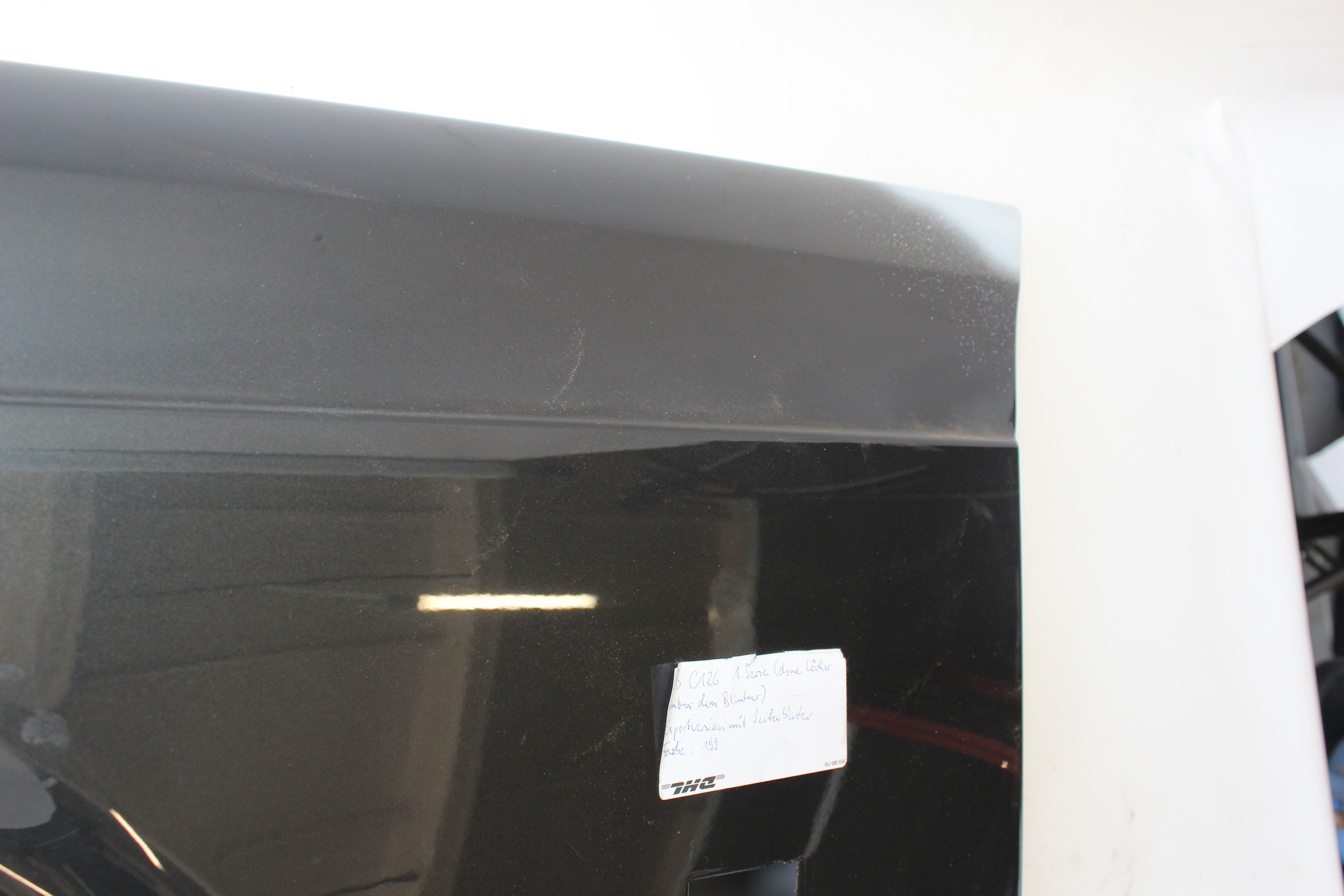 Kotflügel vorn links Mercedes-Benz C126 380SEC-500SEC 1.Serie Export mit Blinkerloch A1268810501 A1268811501 A1268811901 9199