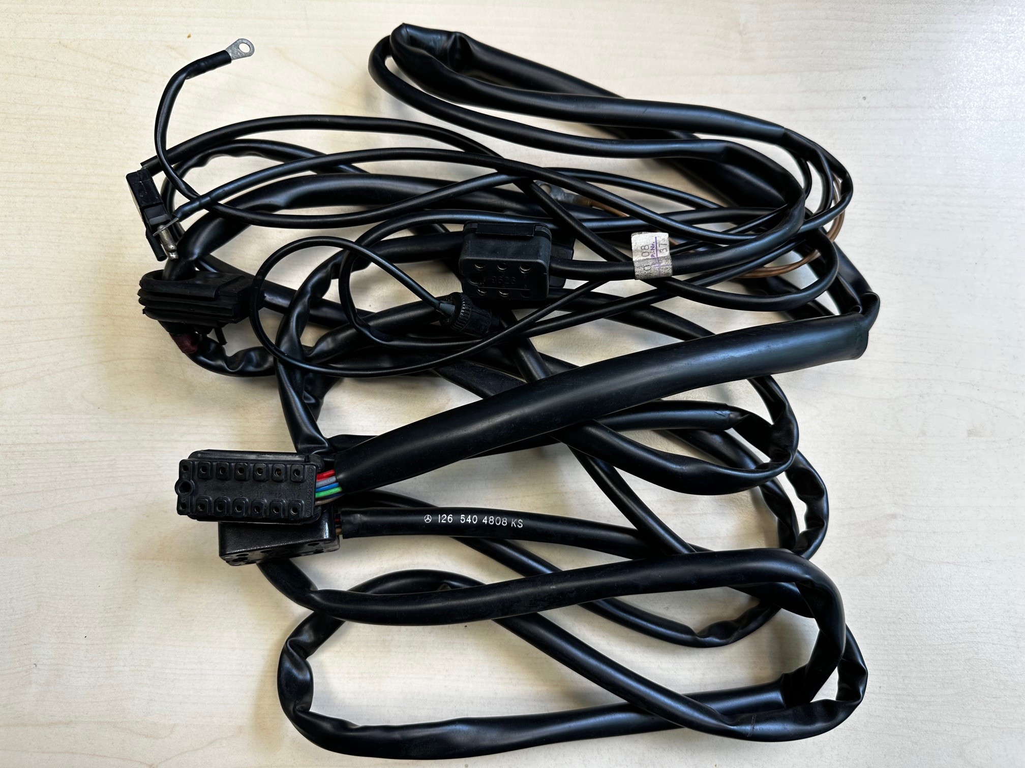  Leitungssatz Tempomat NEU! Mercedes-Benz C126 SEC W126 S-Klasse Limousine V8 Motoren 420SE-500SEL Geschwindigkeitsregelanlage Mopf 2.Serie ab 09/1985 A1265404808