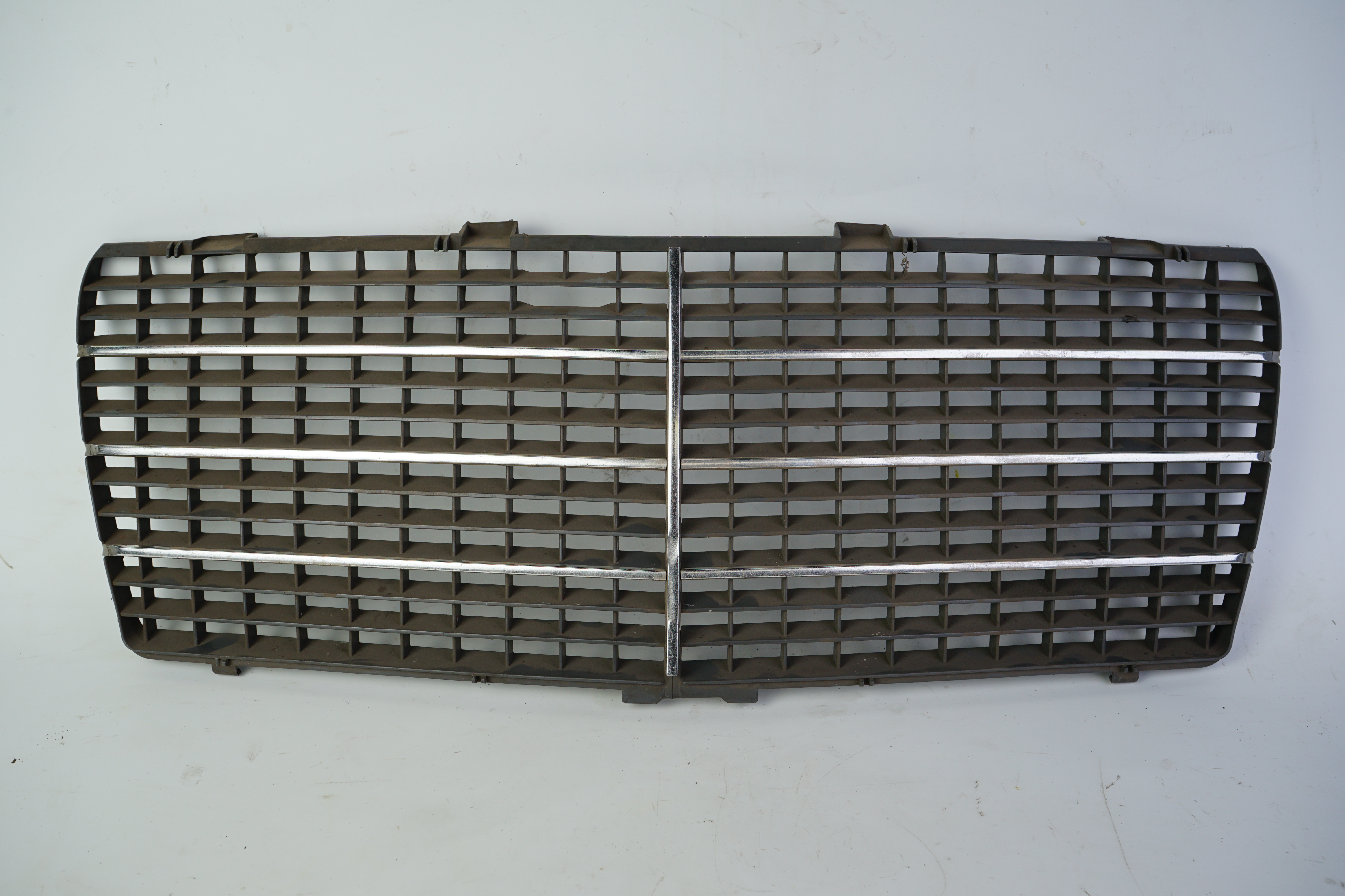 Schutzgitter Kühlerverkleidung komplett W124 E-Klasse MOPF Grill Frontgrill Kühlergrill A1248880323 grau