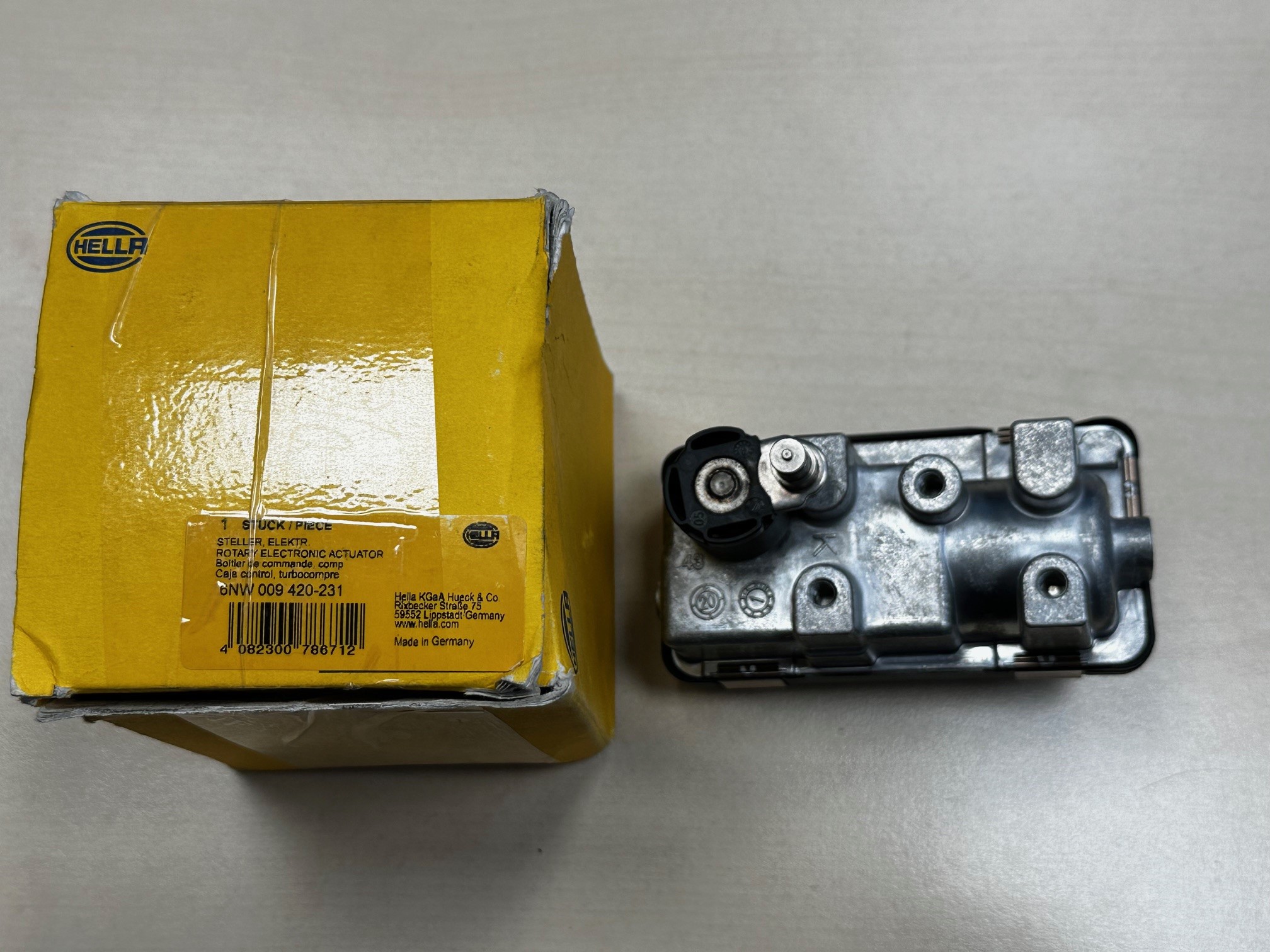 Stellelement Turbolader BMW E60 E61 5er Limousine Touring E83 X3 SUV Motor M47Tu EURO IV Garret Turbo Ladedruckregelventil Hella 6NW 009 420-231 712120-0290 f.11652287495