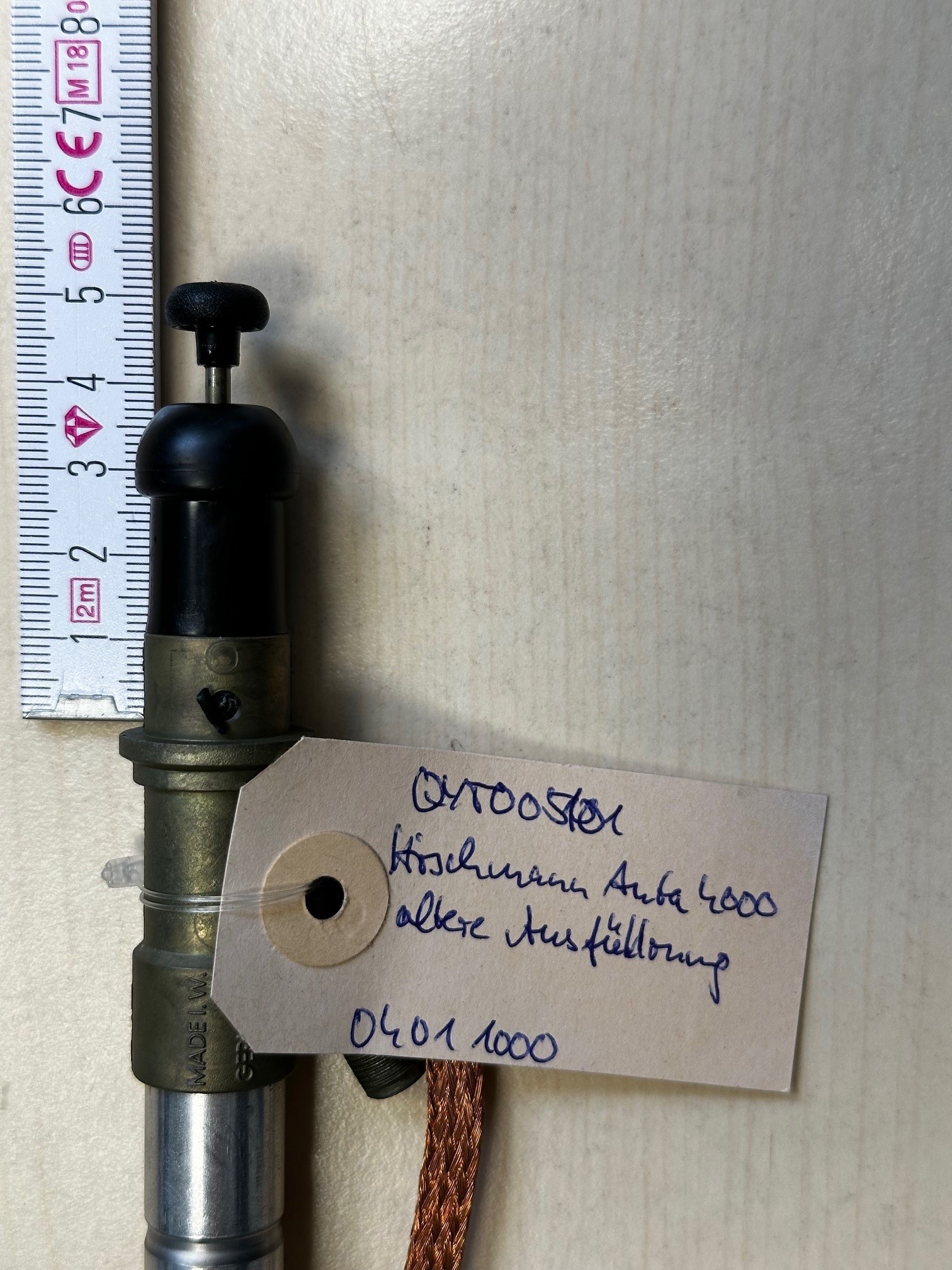 Hirschmann Auta 4000 Mercedes-Benz C107 R107 W116 W123 W126 W201 Antenne mechanisch Radioantenne für Heckeinbau A0008205175 B66828052 A1268271598