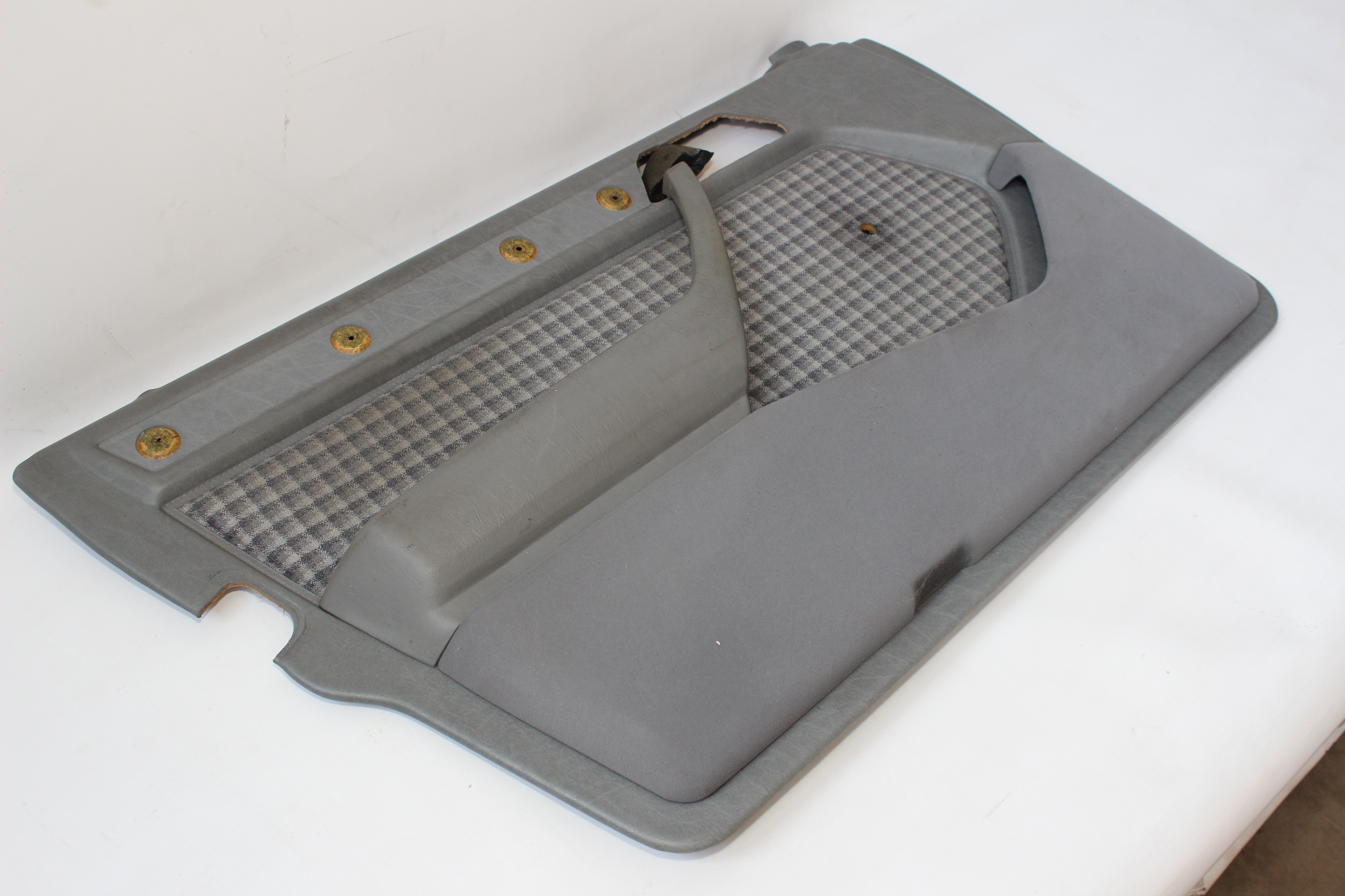 Türverkleidung Stoff Karo grau Fahrertür links Mercedes-Benz S124 W124 Tür vorn links A1247205770 7228 A1247205770 7C28 A1247205770 7C87
